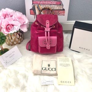 SOLD to EB‼️Gucci Pink Backpack